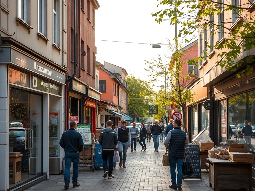 Grafika symbolizująca dotacje i rozwój biznesu w Rzeszowie