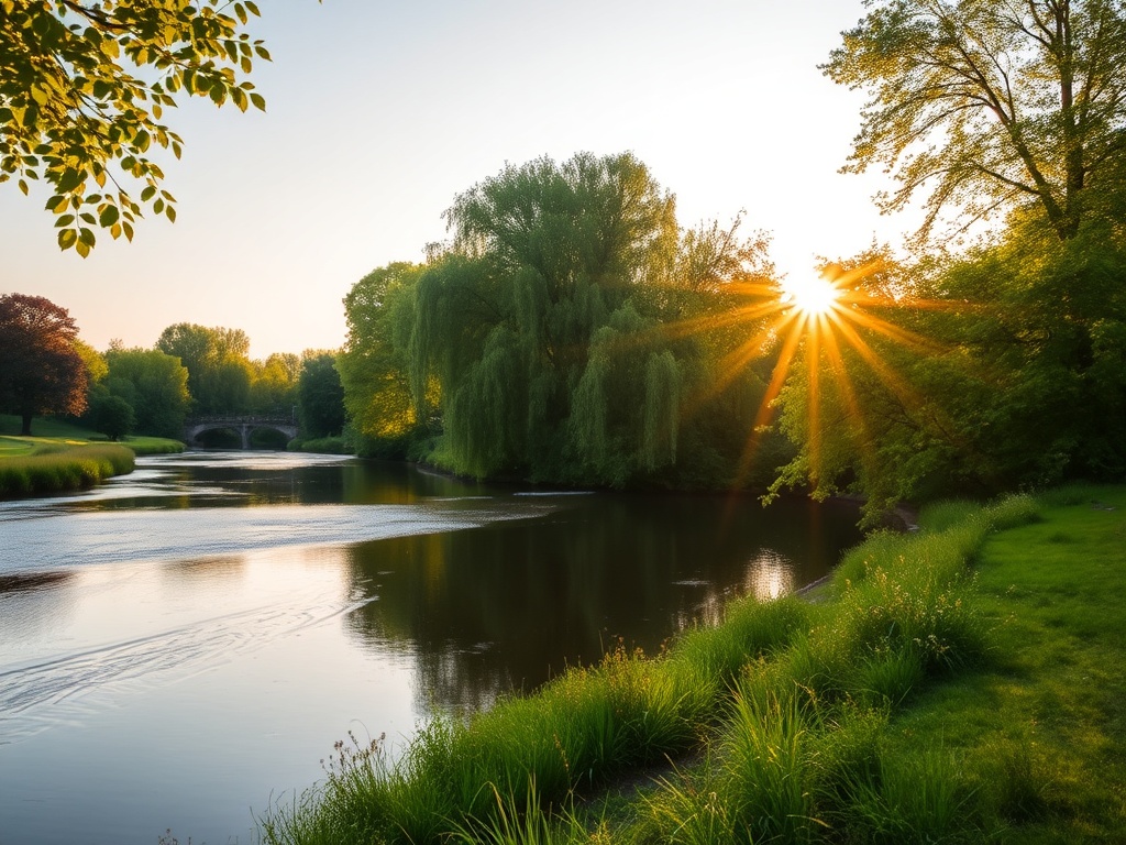 Tereny zielone wzdłuż rzeki Wisłok w Rzeszowie, symbol czystości i rekreacji