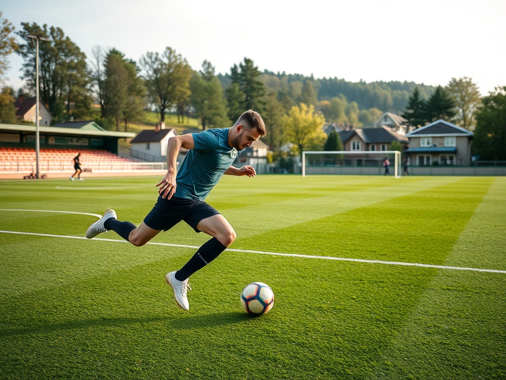 Piłkarze Stali Rzeszów świętujący bramkę, symbolicznie przedstawiający wzmocnienia składu