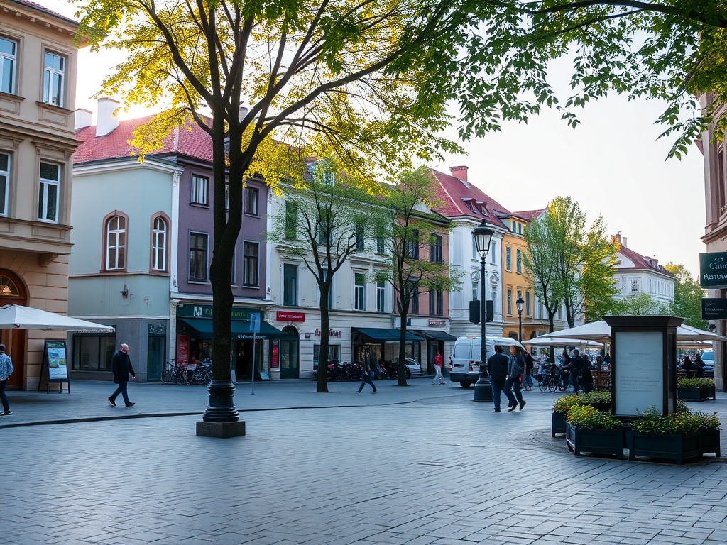 Rzeszów: Plakat KultURaliów obok zniszczonej piaskiem fontanny, symbol kontrastu miasta.